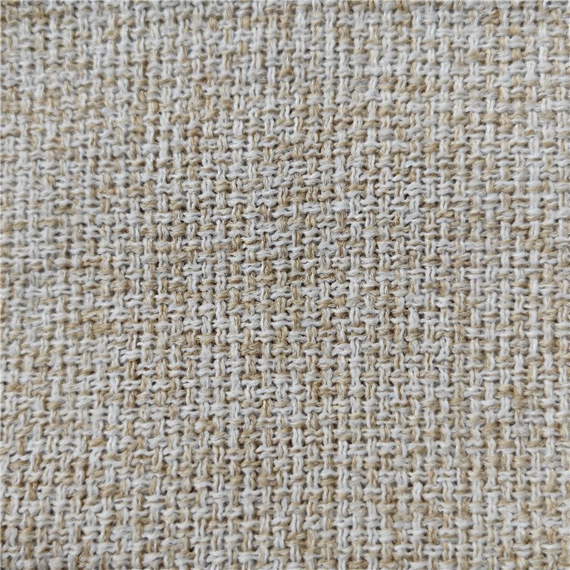 Manufacturers Direct Sale Linen sofa fabric 100%Polyester fabrics Sofa fabric upholstery