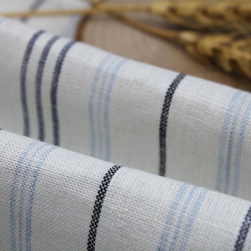 Hot Sell Delicacy Fashionable 100%Linen Yarn Dyed Stripe Fabric for Shirt or Dress