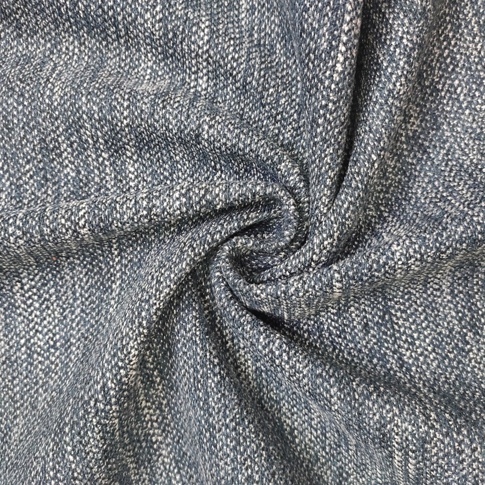 Hot selling modern style hemp fabric 100% polyester imitation linen look fabric for sofa