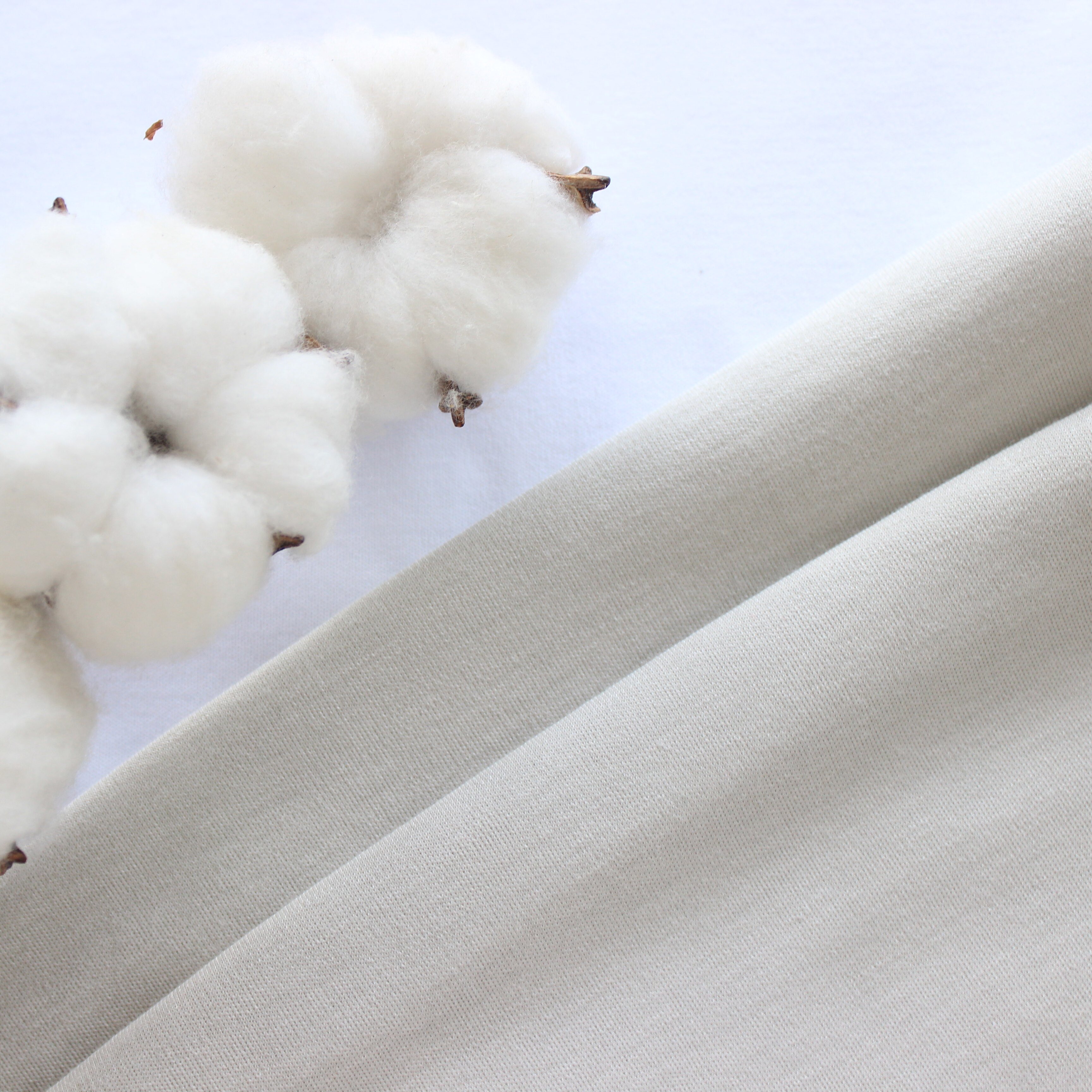 High-quality soft skin mother and baby standard leisure T-shirt pajamas fabric anti-bacteria 100% viscose cupric