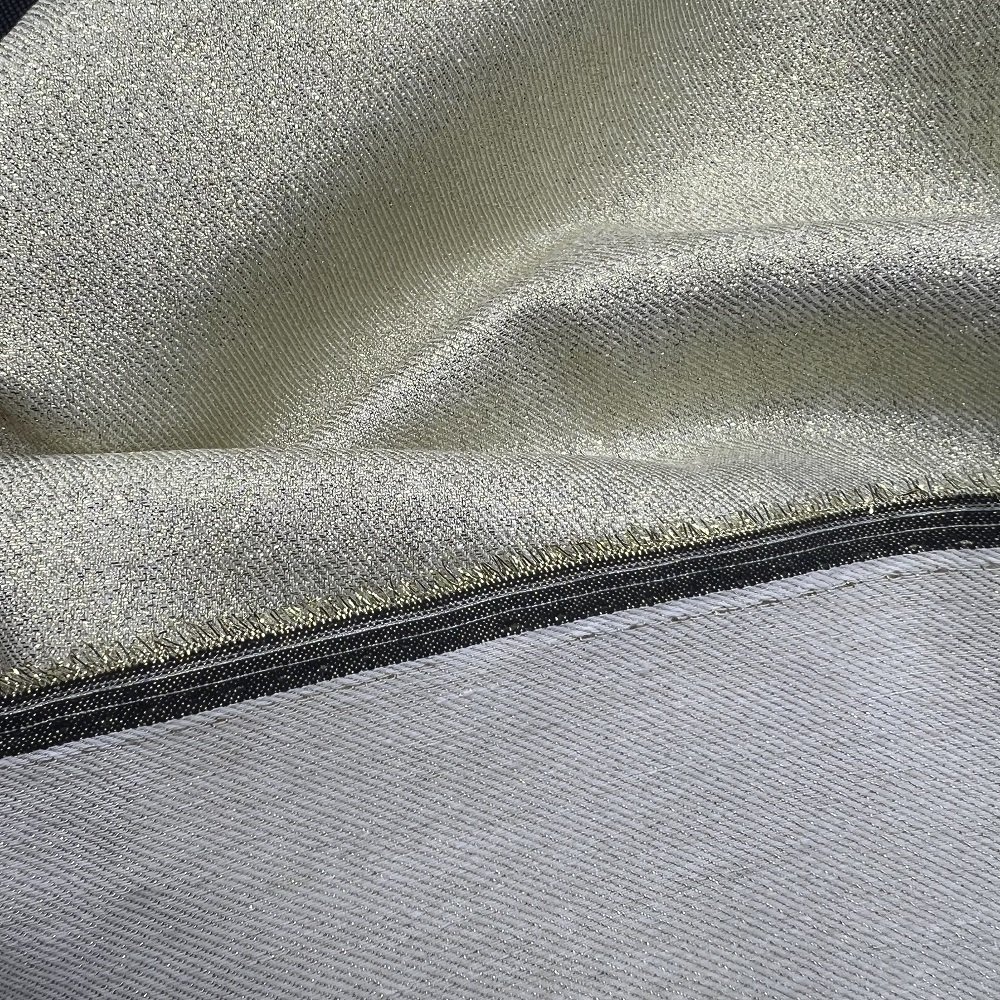 Soft cotton linen fabric with metallic yarn blended printed linen fabric for garments Cotton Linen fabric