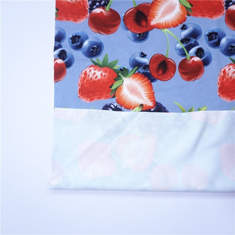 Super Sofr cheap price digital printed double sided brushed polyester DBP fabric for clothing 250GSM