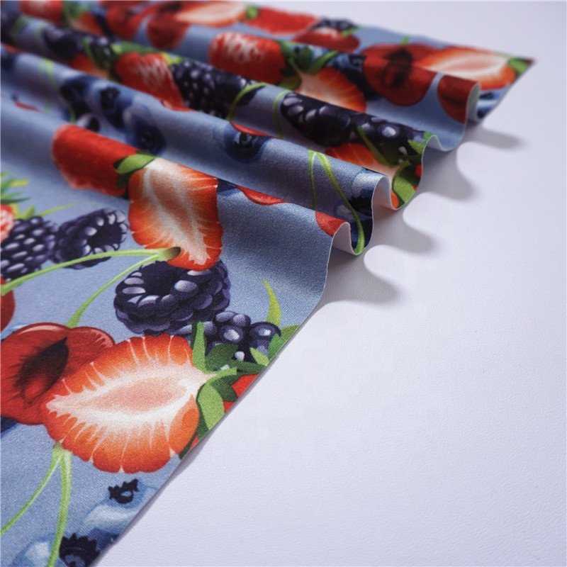 Super Sofr cheap price digital printed double sided brushed polyester DBP fabric for clothing 250GSM