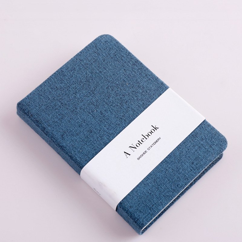 Custom logo hot sale A4 A5 A6 notepads kawaii linen leather cover diary notepad journal notebooks for office stationery supplies