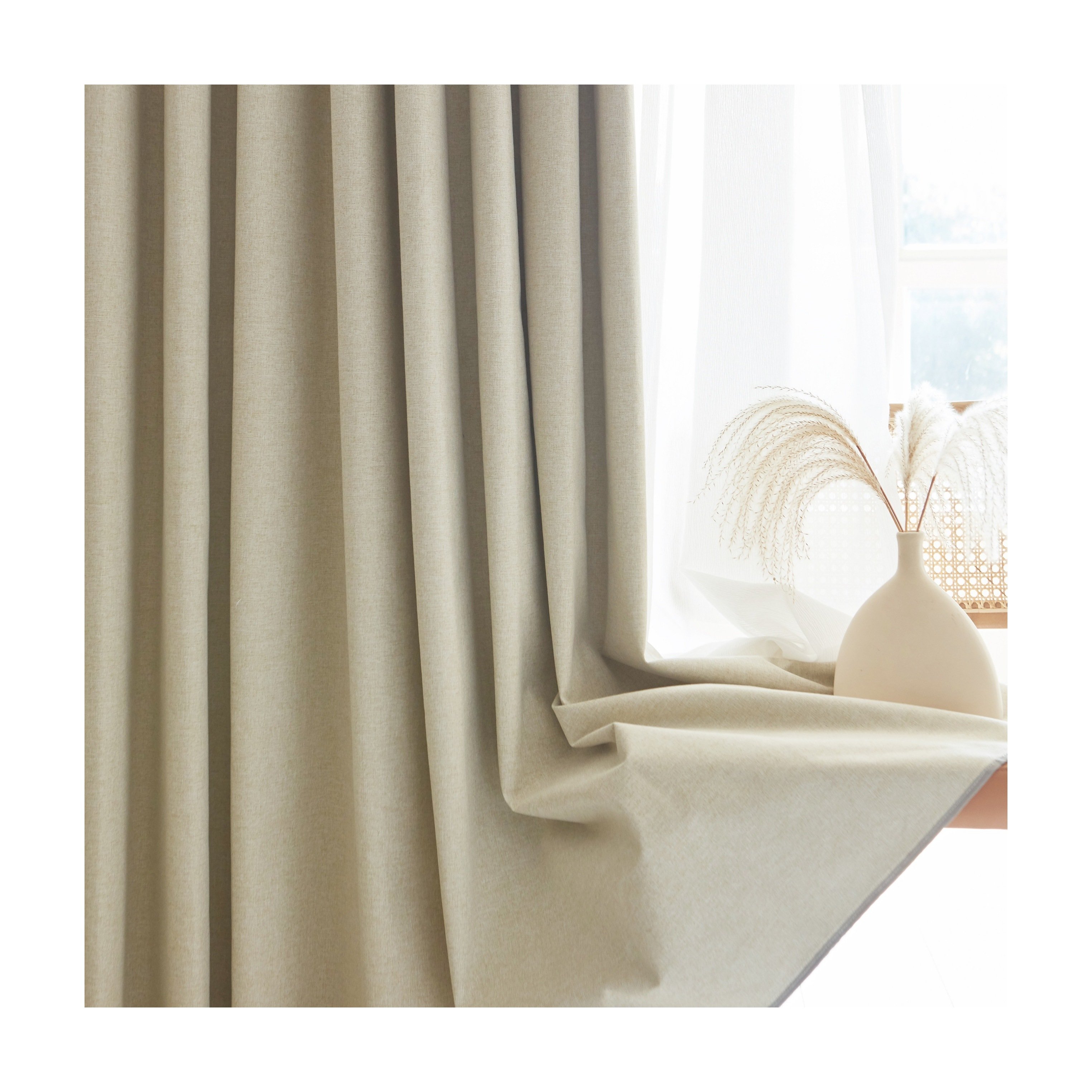 100% Polyester Modern Fabric 400d Warp Knitted 100% Full Blackout Curtain Outdoor Wedding Indoor Use Plain Woven Pattern Girls