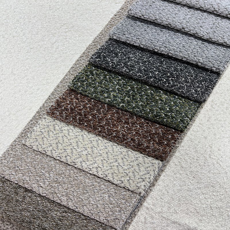 2024 new design arrived woven dyed 100% polyester luxury furniture classic sofa fabric