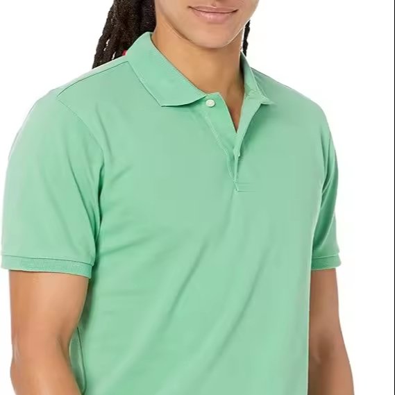 High Quality 100% Cotton Men's Golf Polo Shirt Solid Color Long Sleeve Customizable Design Wholesale
