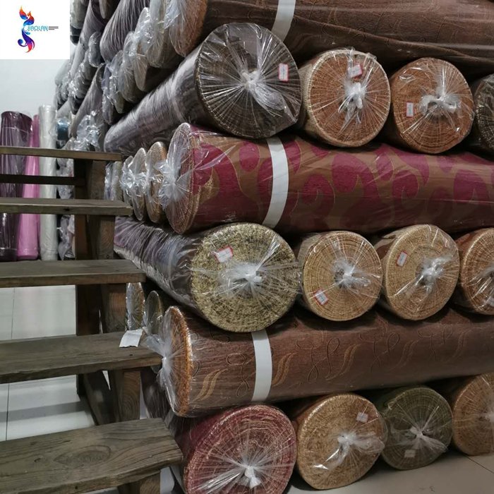 China market new design cotton linen curtain stock fabric