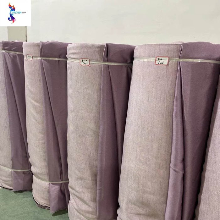 China market new design cotton linen curtain stock fabric