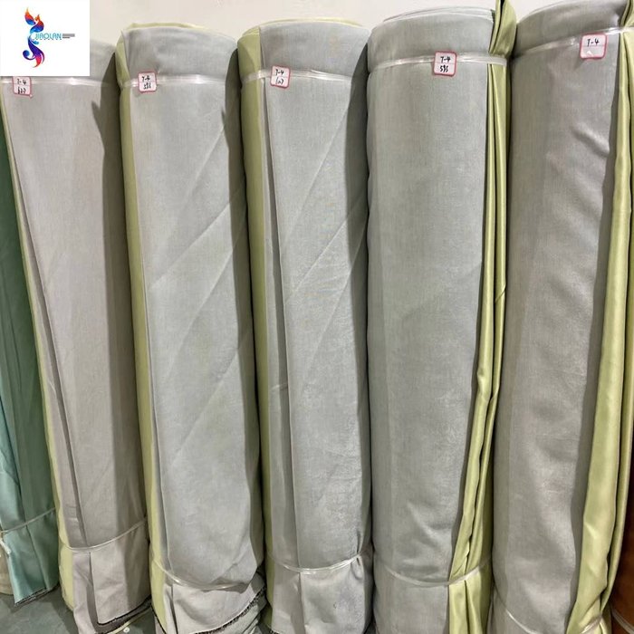 China market new design cotton linen curtain stock fabric