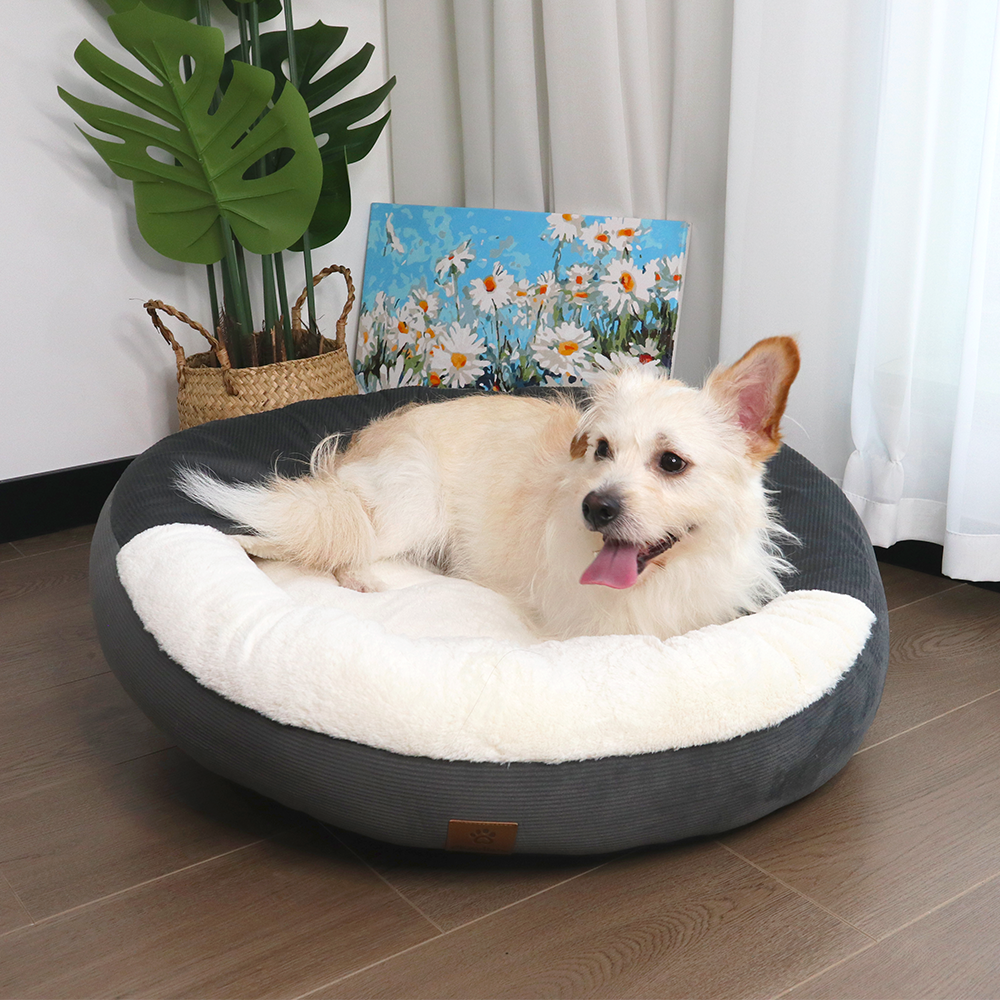 Petopia luxury pet bed cloud cave round calming donut high plush home goods pet beds & accessories washable