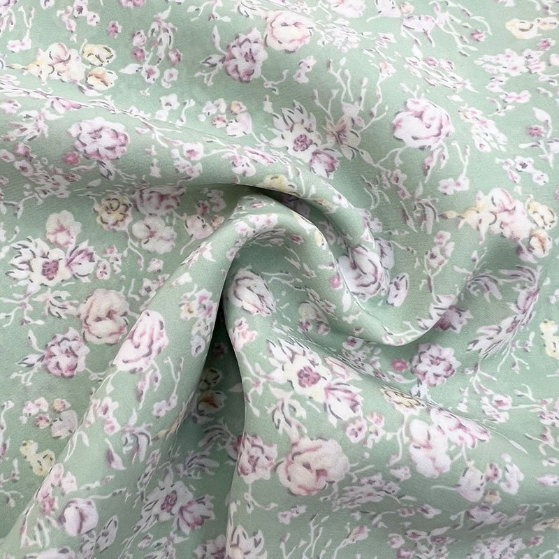 Professional supplier light and comfortable printed textile fabric polyester chiffon