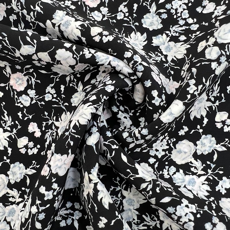 Professional supplier light and comfortable printed textile fabric polyester chiffon