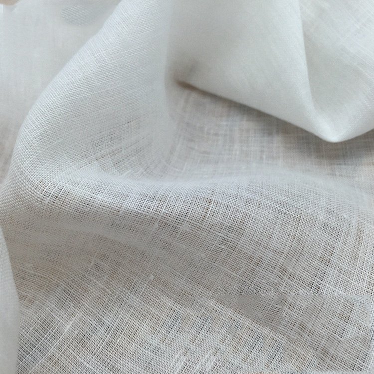 Factory cheap price woven liberty organic eco-friendly semi-bleached PFD 17s wholesale 100% linen fabric for clothing