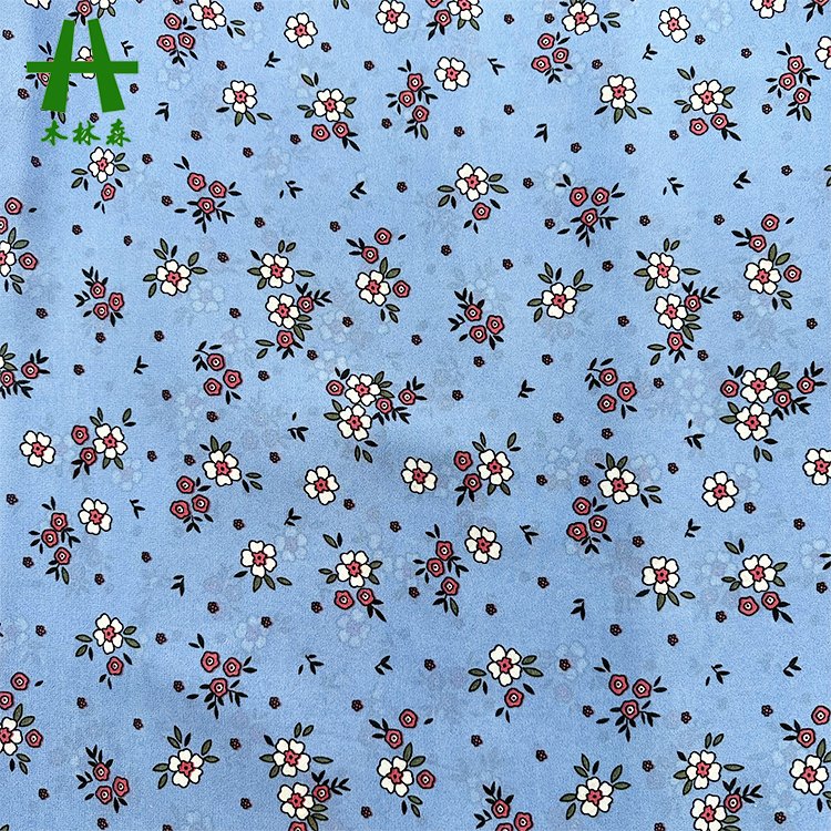 Mulinsen Textile 75D Italian Chiffon 100% Polyester Fabric Manufacturer with Flower Patterns