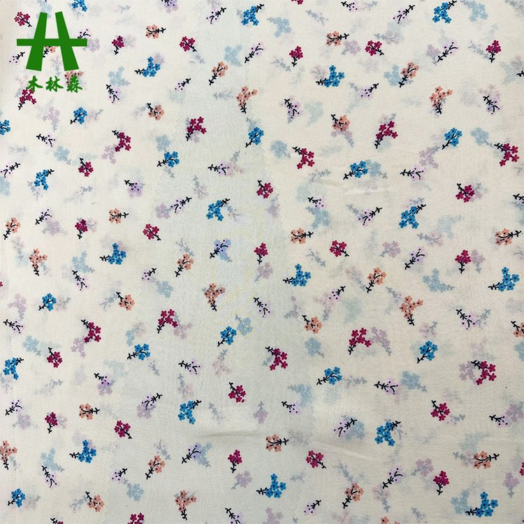 Mulinsen Textile 75D Italian Chiffon 100% Polyester Fabric Manufacturer with Flower Patterns