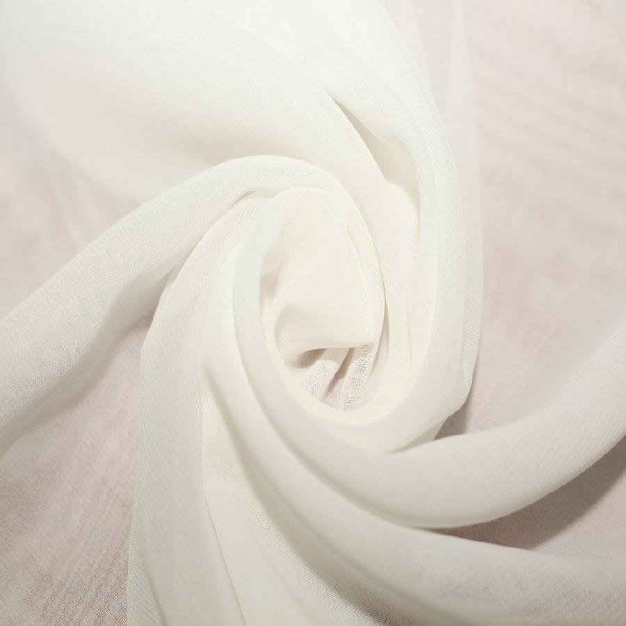 100% polyester hijab chiffon crepe fabric