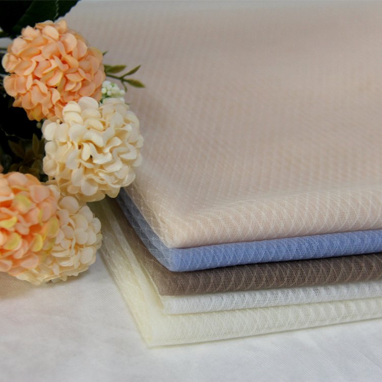 High quality tulle fabric mesh 100% polyester tulle fabric for bra