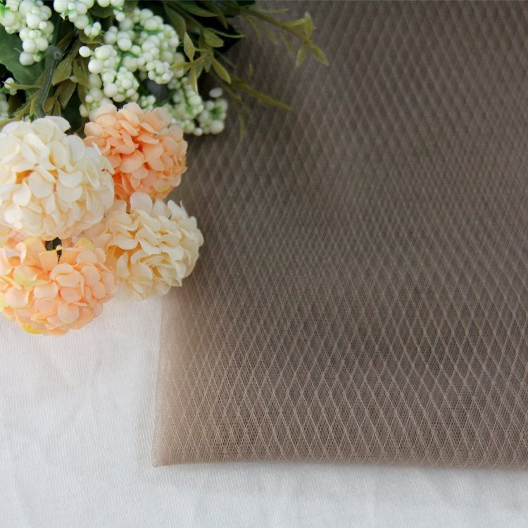 High quality tulle fabric mesh 100% polyester tulle fabric for bra