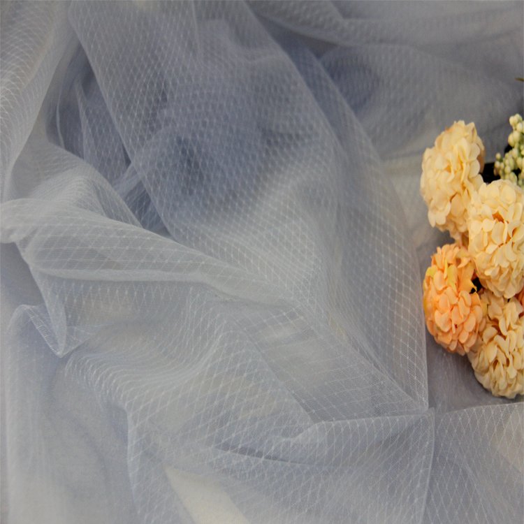 High quality tulle fabric mesh 100% polyester tulle fabric for bra