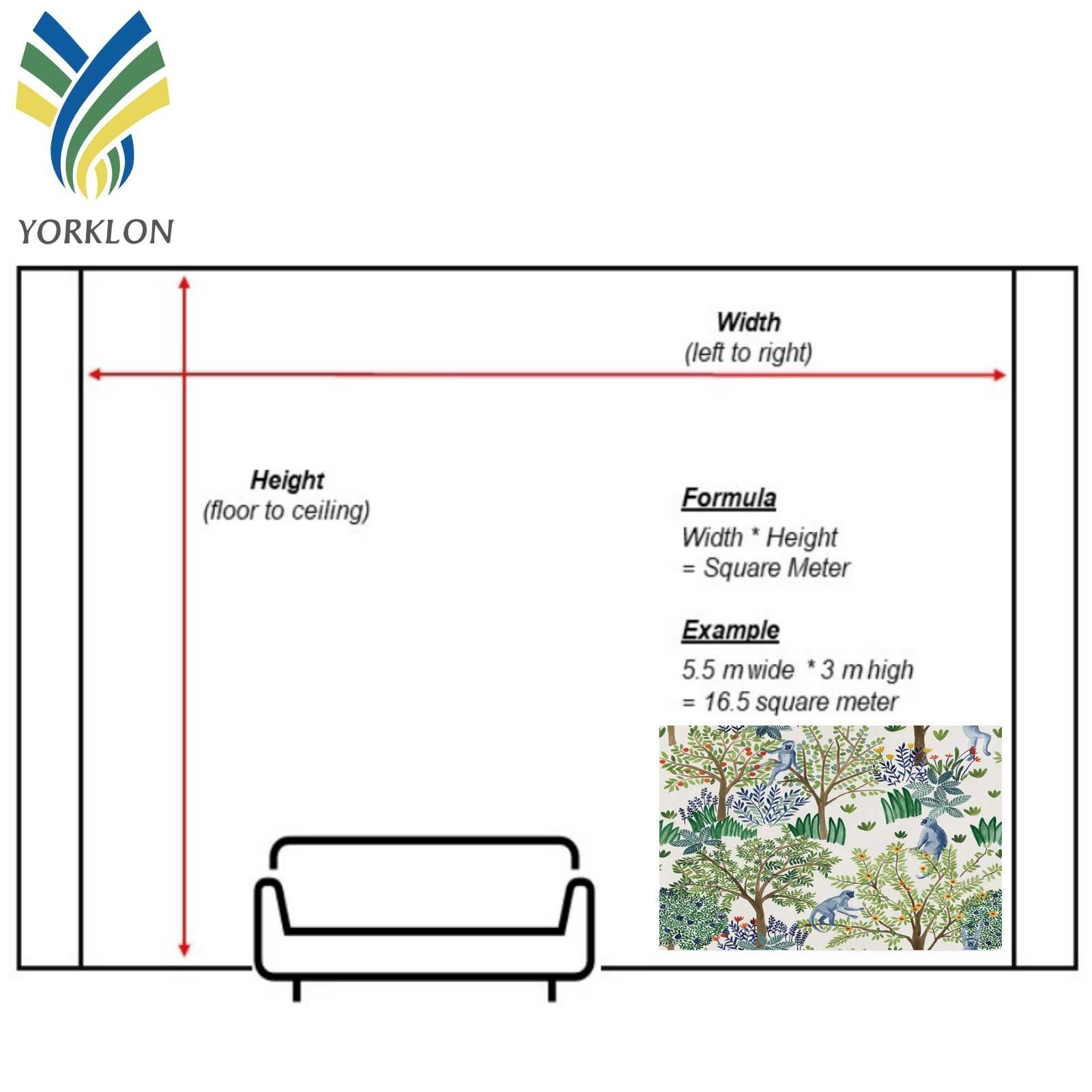 YF-CR12 Modern Home Wall Designs Decoration 3D Bedroom Animals Floral Mural Wallpaper For Kids Children's Room