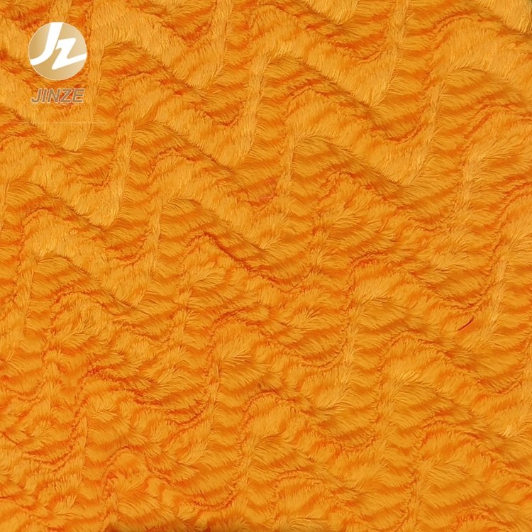JZ Wholesale Custom Knitted Polyester PV Plush Fabric Plain Fleece Toys Home Textile Blanket Brush Dyeing Options Available