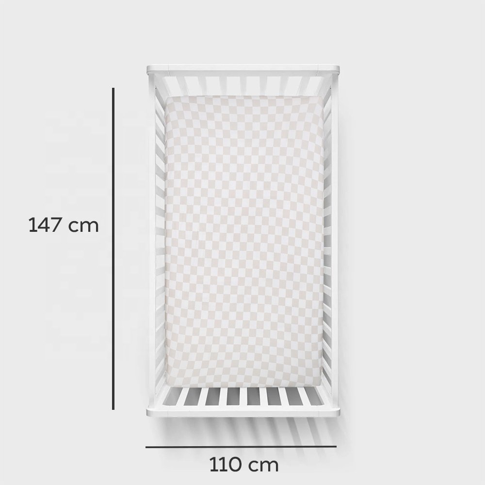 Petelulu 110*147cm Baby Sheets Vintage Pattern 200TC Bamboo Plain Baby Bed Sheet Dry Crib Bamboo Blanket Autumn Winter Bed Cover