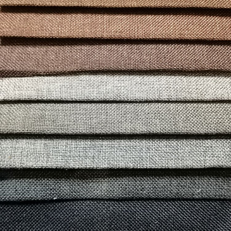 Home Deco upholstery vinyl fabric furniture textile faux linen like polyester linen fabric linen look sofa fabric roll