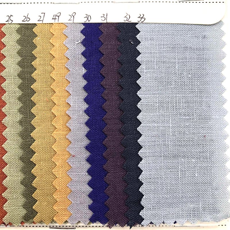 Hot product 100% Pure Linen Fabric Sand-washed Fabric For Dress linen fabric