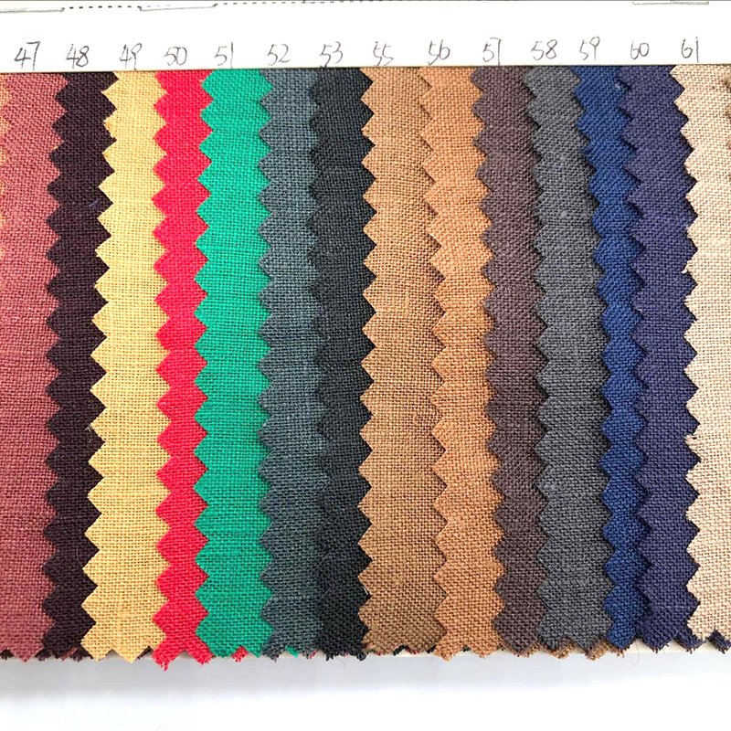 Hot product 100% Pure Linen Fabric Sand-washed Fabric For Dress linen fabric