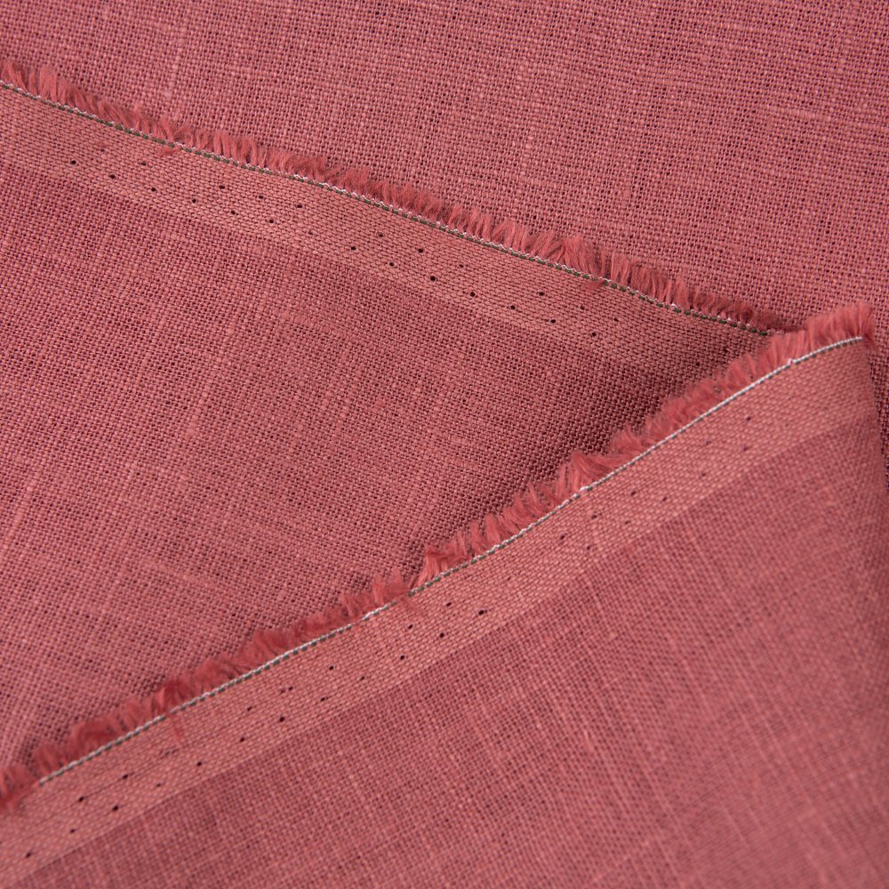 185 GSM 100% linen woven softened dyed fabric high quality wholesale fabric roll for clothes breathable fabric