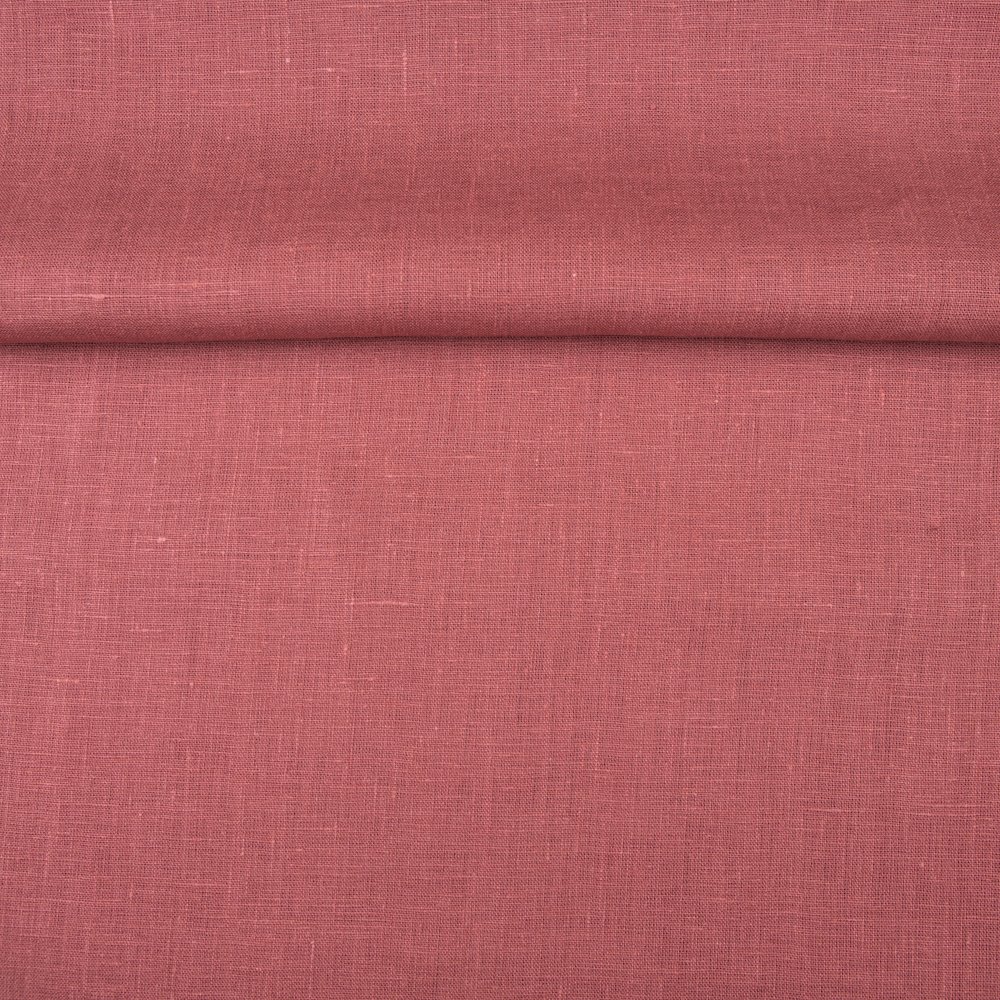 185 GSM 100% linen woven softened dyed fabric high quality wholesale fabric roll for clothes breathable fabric