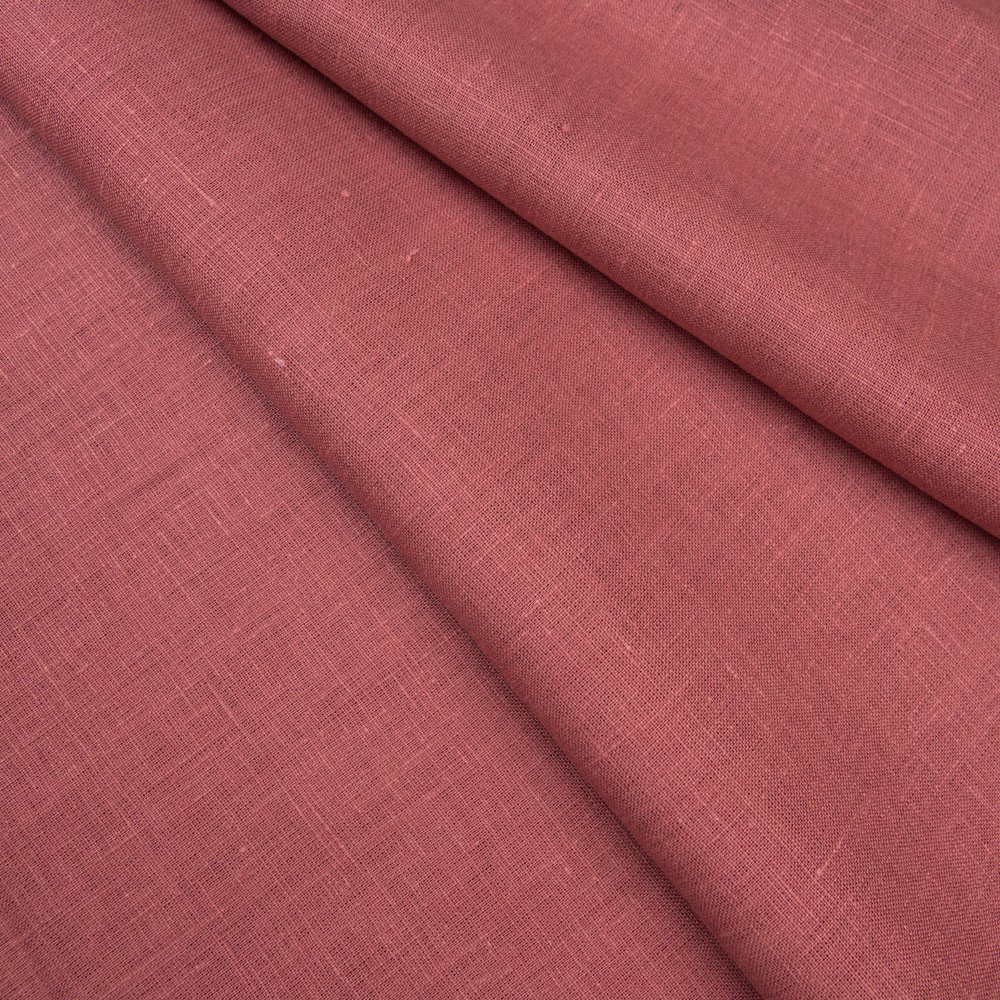 185 GSM 100% linen woven softened dyed fabric high quality wholesale fabric roll for clothes breathable fabric