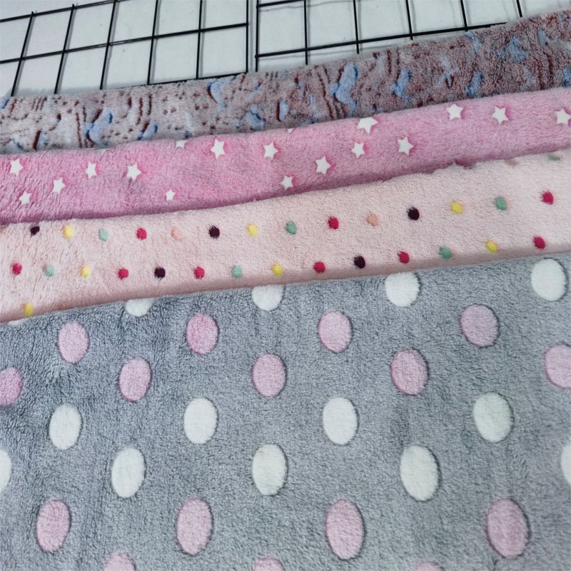 Custom Textiles Fabric Organic 100% Polyester Printing Flannel Fleece Fabric for Pajamas Bathrobe and Blanket