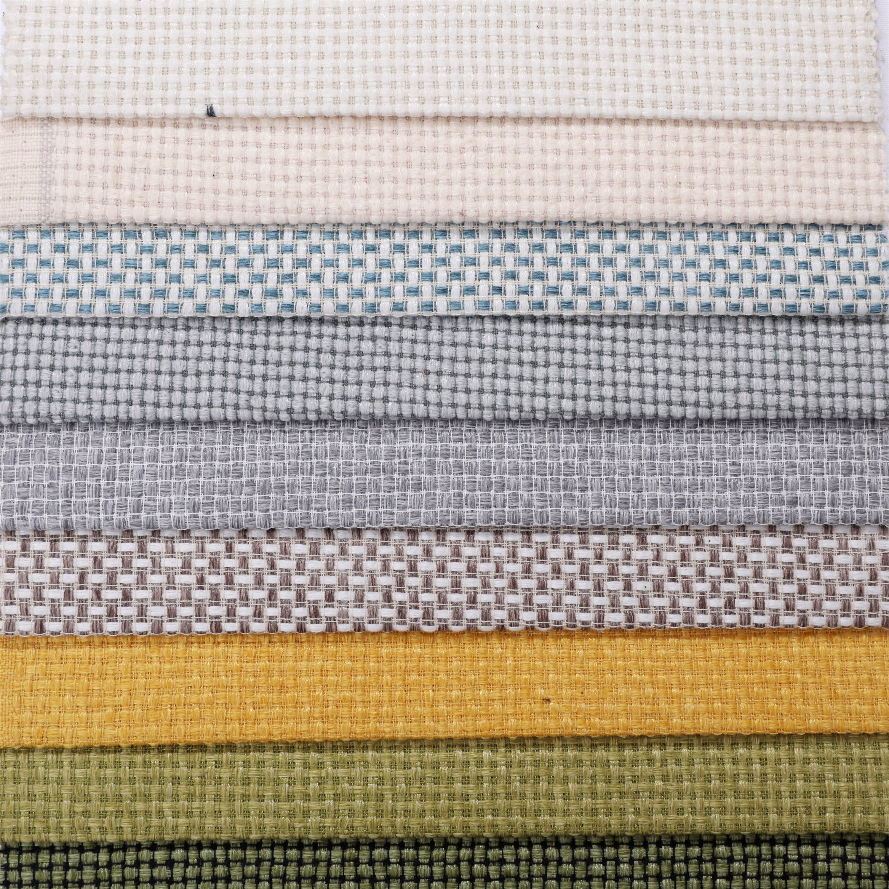 Upholstery Polyester linen look faux linen yarn dye sofa fabric cushion cover fabric furniture hometextile