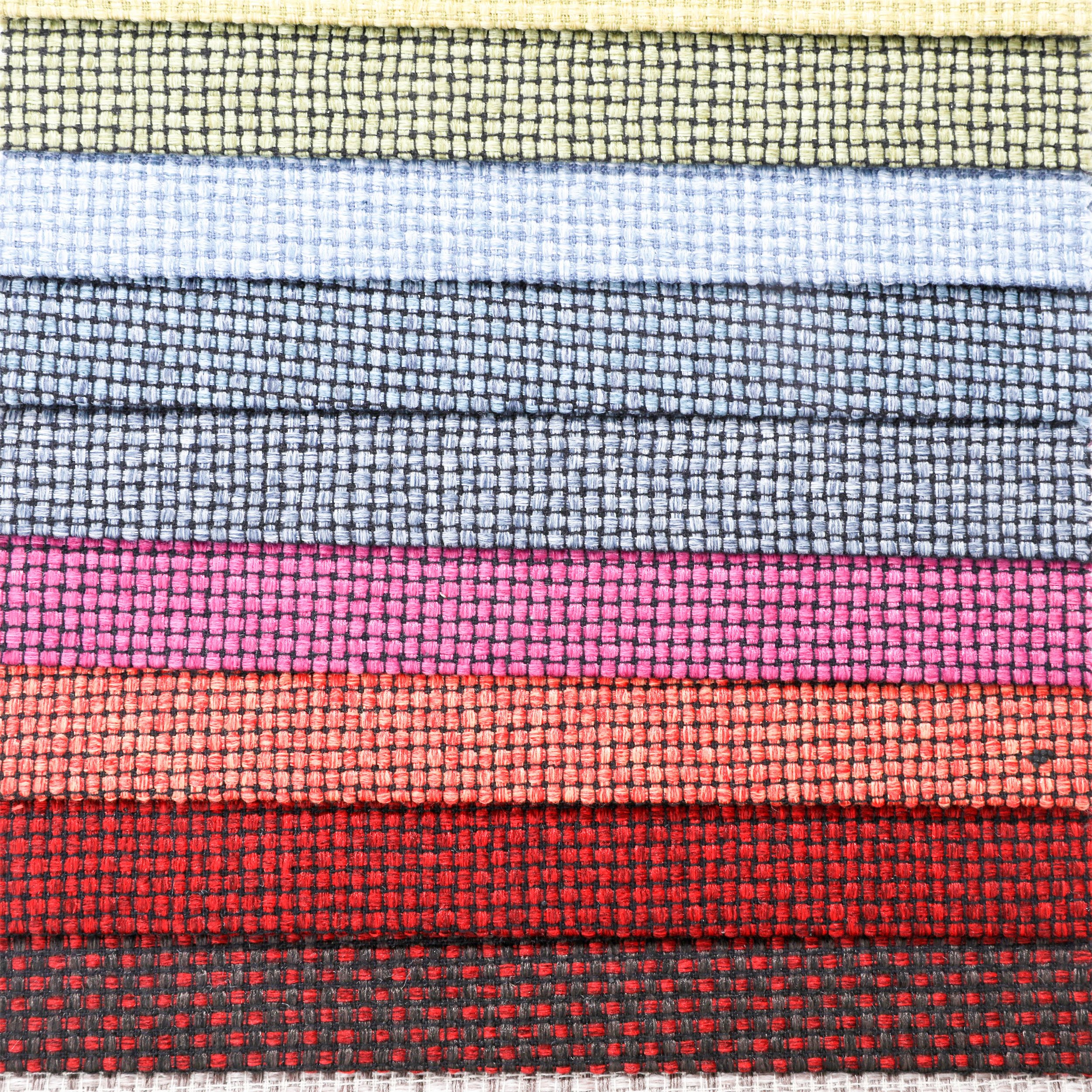 Upholstery Polyester linen look faux linen yarn dye sofa fabric cushion cover fabric furniture hometextile