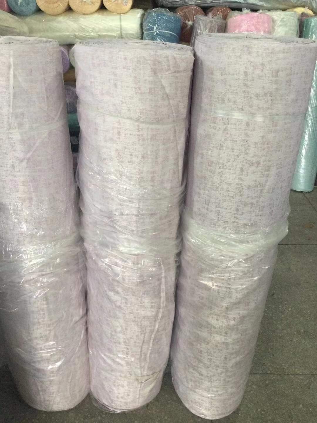 Cheap Price Colorful Linen High Quality Blackout in Stock Curtain Fabric