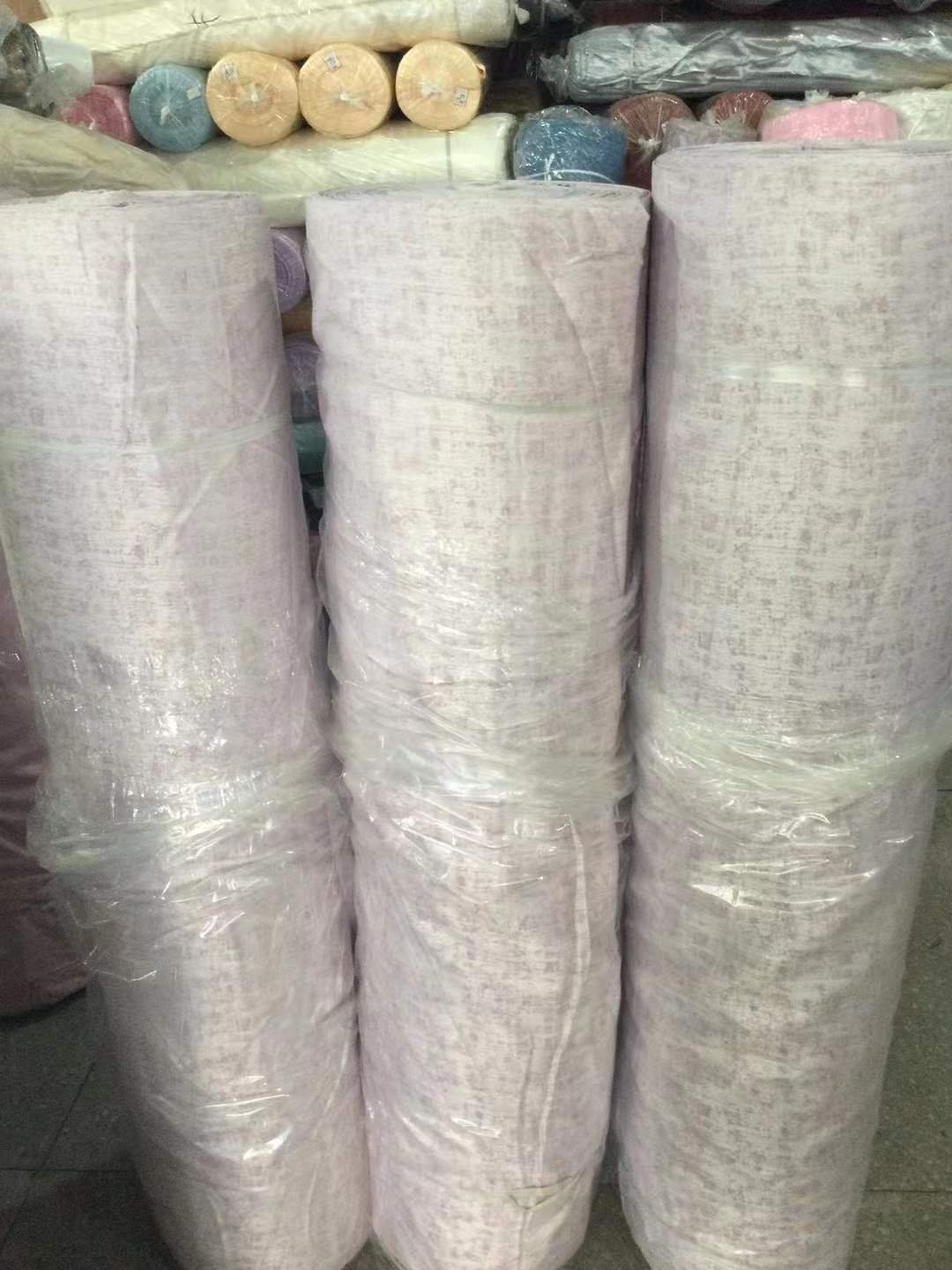 Cheap Price Colorful Linen High Quality Blackout in Stock Curtain Fabric