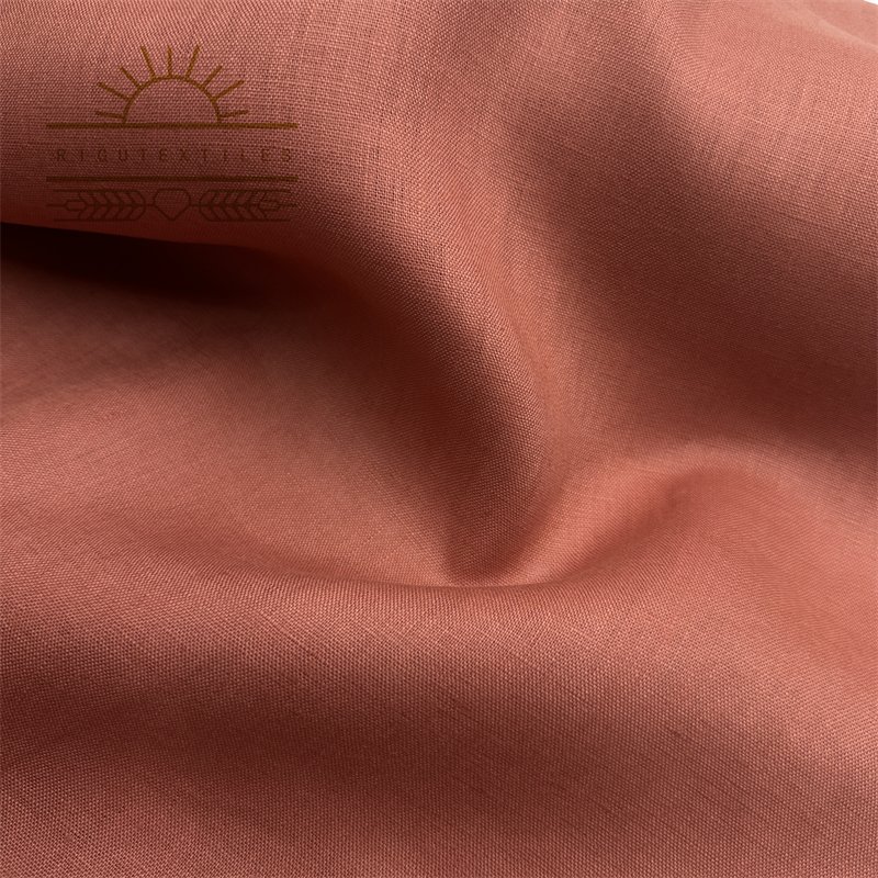 RIGU Textiles Organic 100% French Flax Linen Fabric Weight Pure French Flax Washed Linen Fabric
