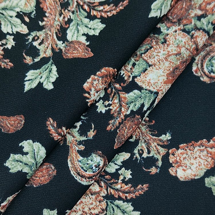High Quality Custom Printed Fabric 100% Polyester Material Woven Fabric For T Shirt