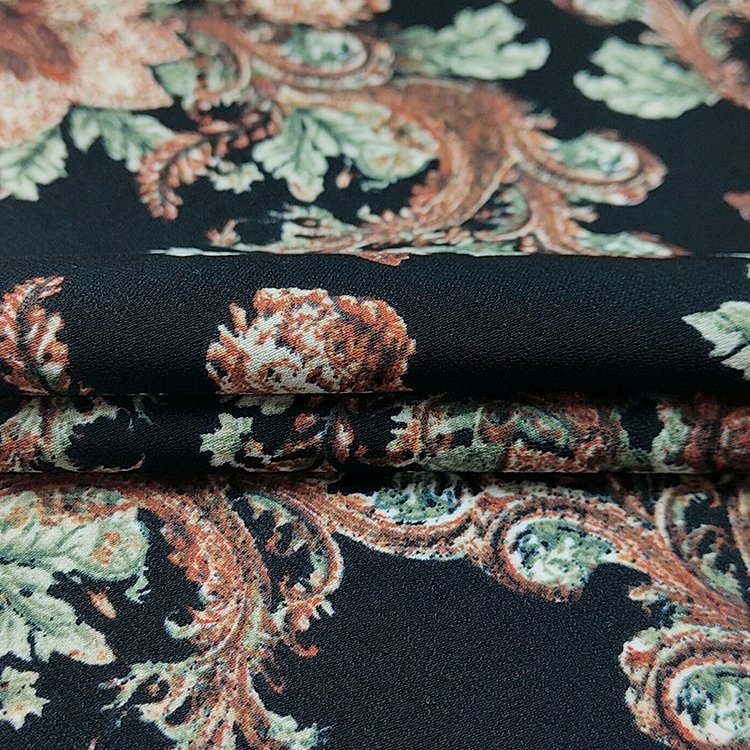 High Quality Custom Printed Fabric 100% Polyester Material Woven Fabric For T Shirt