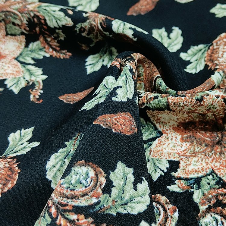 High Quality Custom Printed Fabric 100% Polyester Material Woven Fabric For T Shirt