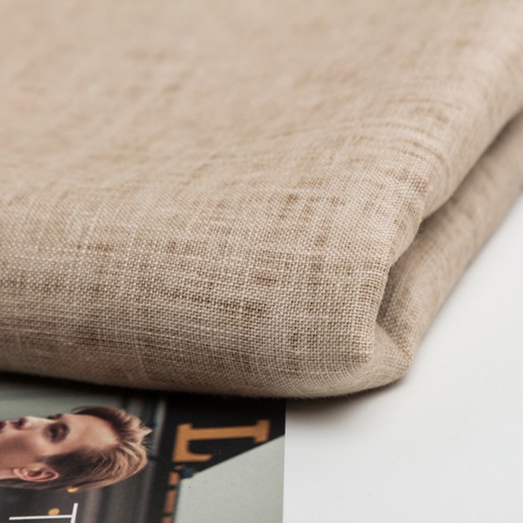 High quality wholesale price garment material cloth shirt skirt natural pure flax linen fabric 100% linen fabric by the meter