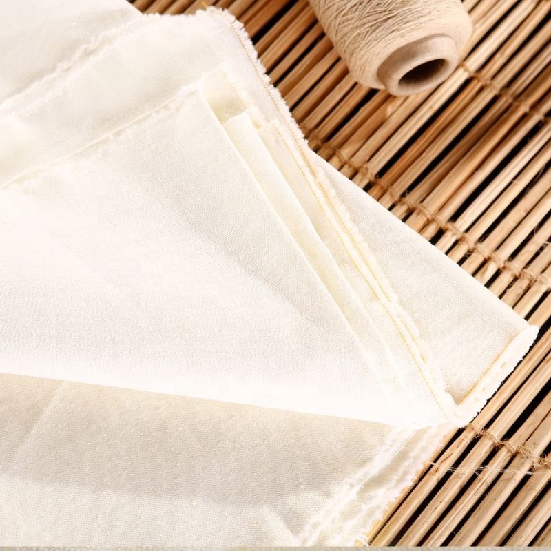 High quality hemp woven fabric 55%hemp45%cotton 11sX11sX51X47 for clothing&bedding