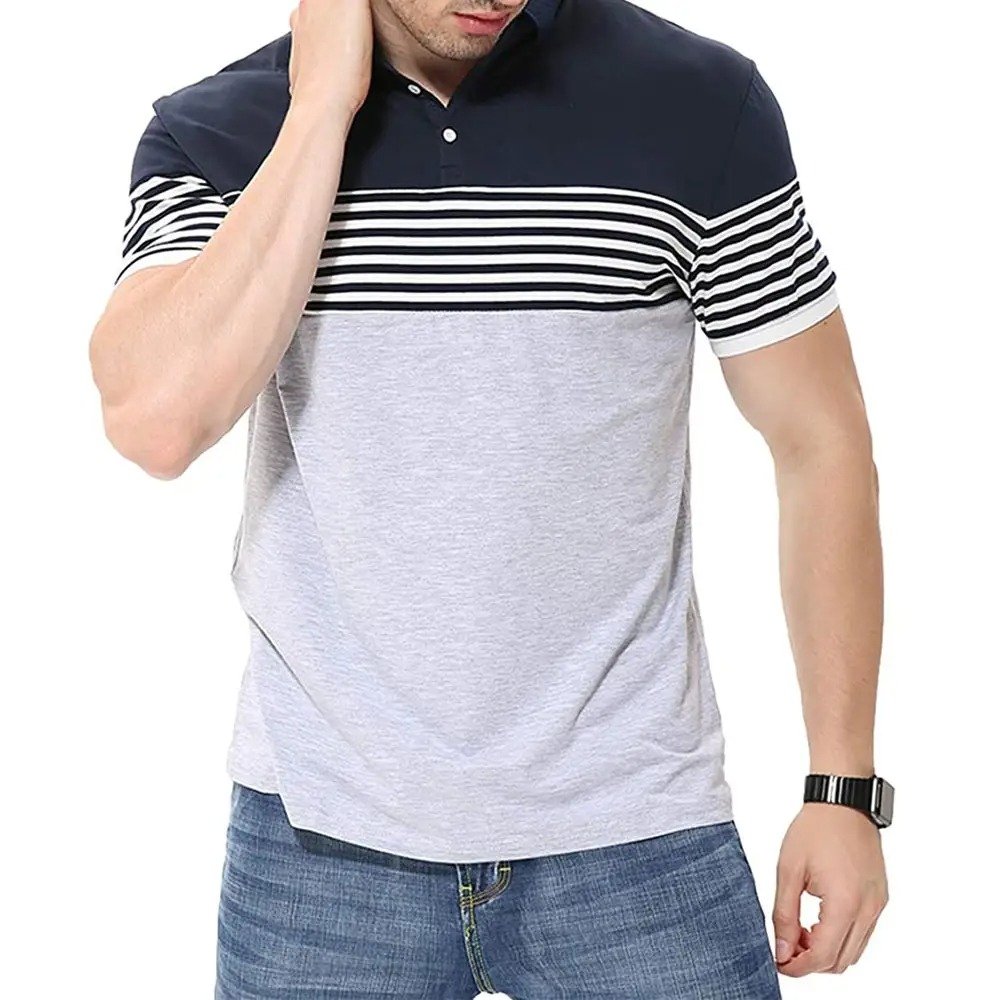 Custom Printed Design Summer Casual Polo Shirt For Men's High Manufactured Plus Size Men's Polo Shirts