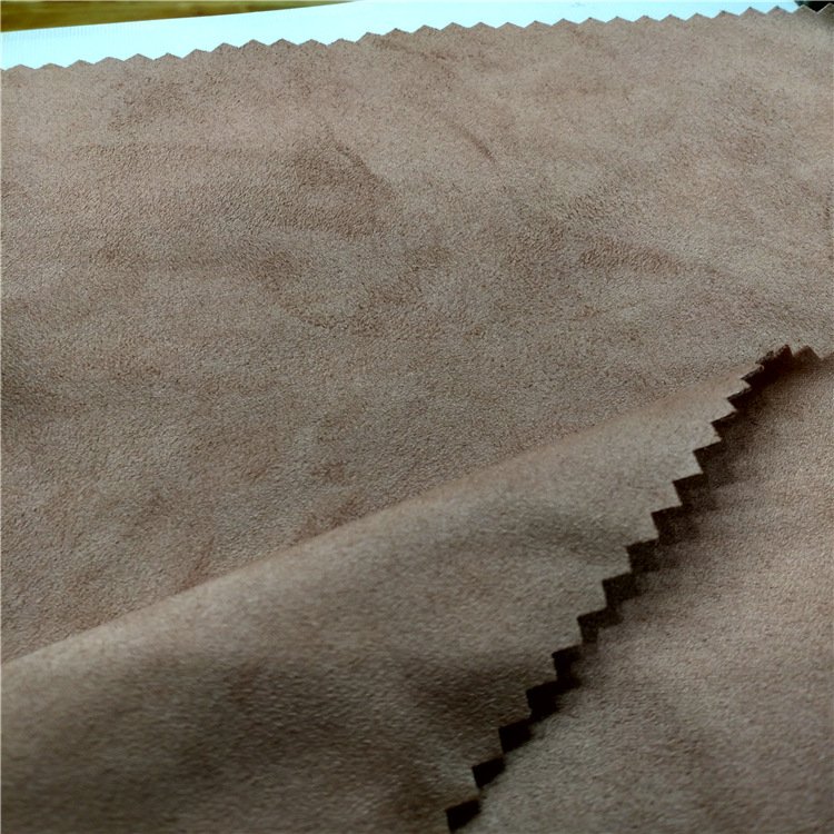 Smooth Microfiber Polyerester Solid Knitted Suede Fabric,Red 100% Polyester Fabric Suede Leather