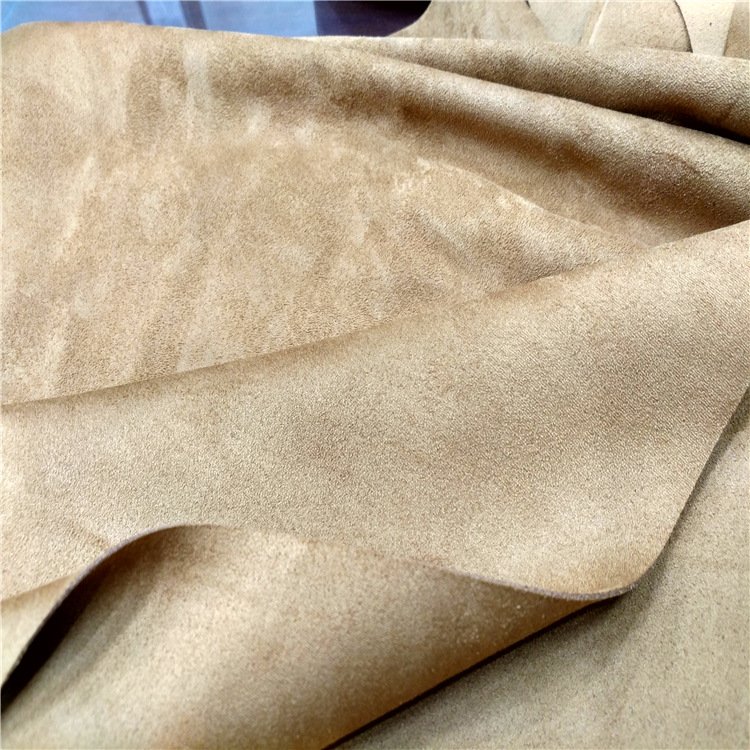 Smooth Microfiber Polyerester Solid Knitted Suede Fabric,Red 100% Polyester Fabric Suede Leather