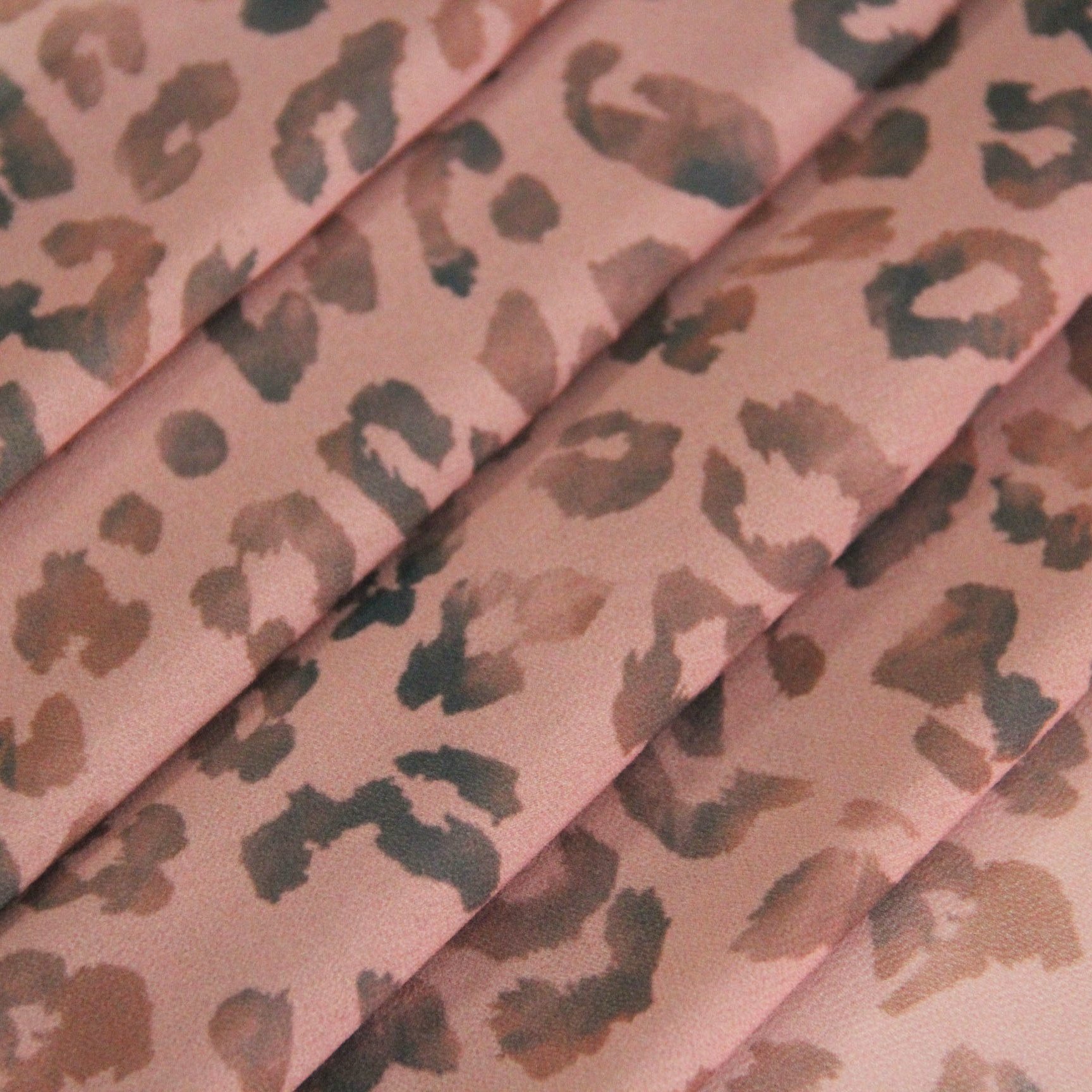 Animal leopard print fabric 75D 100%polyester chiffon print fabric for lady's dress