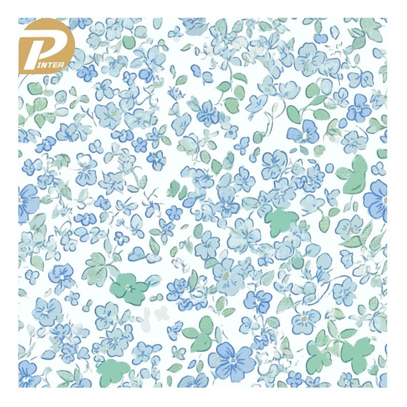 100% Polyester Fabric Customized Designs Printed Comfortable Satin Silk Fabric for Clothing