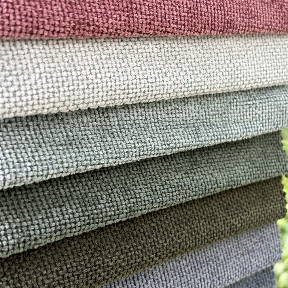 Eco-friendly fabric high quality sofa fabric chenille sofa fabric 100% polyester upholstery Vega 0043